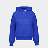 Sweatshirt With Logo - Ader Error - Cotton - Blue