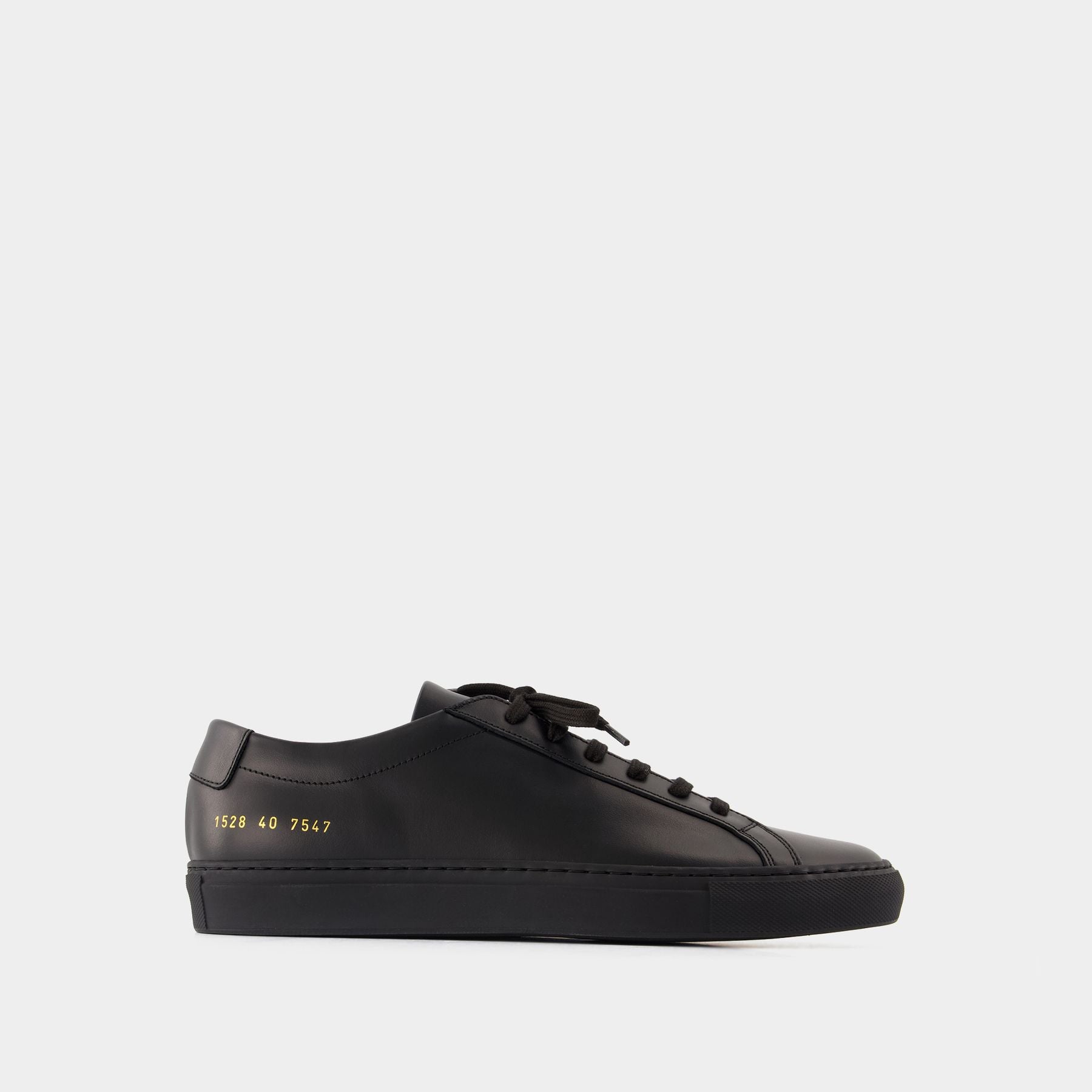 Common Projects Shoes Achilles Low 1658 Men\'s Size EU 46 US 13 Sneakers Black Common Projects Original Achilles Low 1528 Black – Frans  main image 2