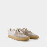 Bball Duo Slim Sneakers - COMMON PROJECTS - Leather - Grey