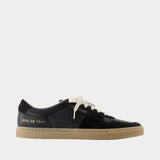 Bball Slim Gum Sole Sneakers - COMMON PROJECTS - Leather - Black