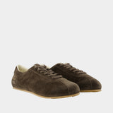 Driving Shoe Sneakers - COMMON PROJECTS - Leather - Khaki