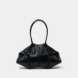 Manta Shoulder Bag - Alexander McQueen - Leather - Black