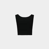Cropped Ribbed Tank Top – Vivienne Westwood – Viscose – Black