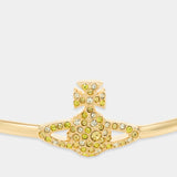 Grace Open Bangle Bracelet - Vivienne Westwood - Metal - Gold
