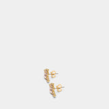 Feodora Earrings - Vivienne Westwood - Metal - Pink