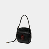 Mini Shoulder Bag - Versace - Leather - Black