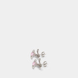 Octavie Earrings - Vivienne Westwood - Metal - Pink