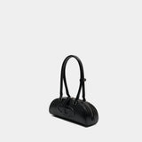 1DR Dome Shoulder Bag - DIESEL - Leather - Black