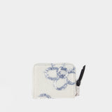 The Mini Compact Wallet - Marc Jacobs - Cotton - Blue