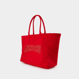 Leo Shopper Bag - ANINE BING - Cotton - Red