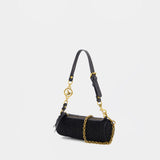 Cindy Small Shoulder Bag - Vivienne Westwood - Wool - Black