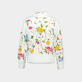 Wildflower Sweatshirt - Kenzo - Cotton - White