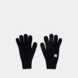 Ma Gloves - Amiri - Wool - Black