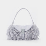 B Kat Shoulder Bag - Ganni - Synthetic - Grey