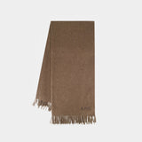 Alix Brodee Scarf - A.P.C. - Wool - Brown