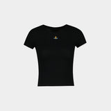Baby Peru' T-Shirt - Vivienne Westwood - Viscose - Black