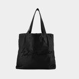L Shopper Bag - YOHJI YAMAMOTO - Leather - Black