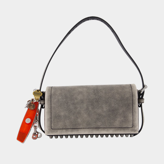 Ricco Relic Slim Shoulder Bag - Alexander Wang - Leather - Grey