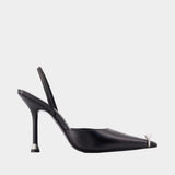 Akilita 105mm Pumps - Alexander Wang - Leather - Black