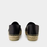 Paloma Espadrilles Flat Shoes - ANINE BING - Leather - Black