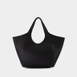 Medium Lili Tote Bag - ANINE BING - Leather - Black