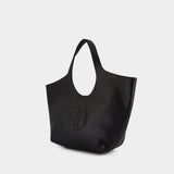 Medium Lili Tote Bag - ANINE BING - Leather - Black
