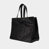 Rio Large Shopping Bag - ANINE BING - Leather - Black