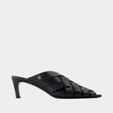 Eve Mules   Black Sandals - ANINE BING - Leather - Black