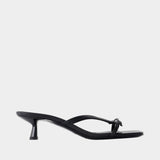 Jackie Sandals - ANINE BING - Leather - Black
