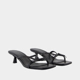 Jackie Sandals - ANINE BING - Leather - Black