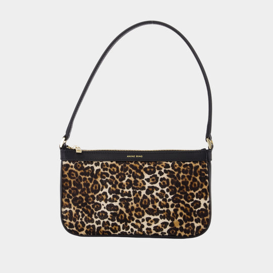 Mini Elly Shoulder Bag - ANINE BING - Leather - Black