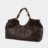 Medium Kate Shopper Bag - ANINE BING - Leather - Brown