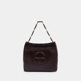 Kate Shoulder Bag - ANINE BING - Leather - Burgundy