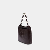 Kate Shoulder Bag - ANINE BING - Leather - Burgundy