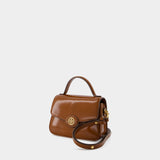 Robinson Small Top Handle Bag - Tory Burch - Leather - Brown