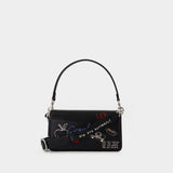 Sketch Print Tabby 26 Shoulder Bag - Coach - Leather - Black