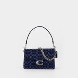 Chain Tabby Shoulder Bag With Chain - Coach - Cotton - Blue
