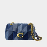 Patchwork Denim Tabby Shoulder Bag 20 - Coach - Cotton - Blue
