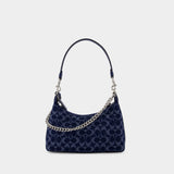 Juliet Shoulder Bag 25 - Coach - Cotton - Blue