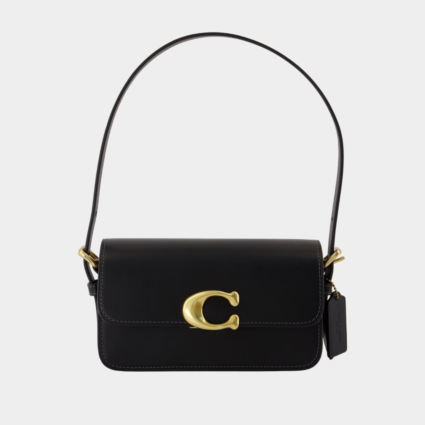 Refined Zoe Shoulder Bag - Coach - Leather - Black