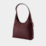 Brooklyn 28 Shoulder Bag - Coach - Leather - Burgundy
