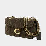 Quilted Tabby 20 With Chain Shoulder Bag - Coach - Leather - Green