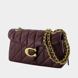 Quilted Tabby 26 With Chain Shoulder Bag - Coach - Leather - Burgundy