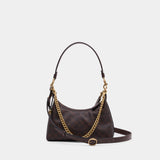 Signature Juliet 25 Shoulder Bag - Coach - Canvas - Brown
