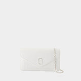 The Longshot Wallet On Chain - Marc Jacobs - Leather - White