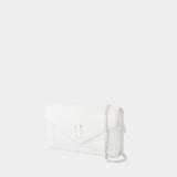 The Longshot Wallet On Chain - Marc Jacobs - Leather - White