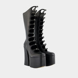 The Kiki Knee High Boots - Marc Jacobs - Leather - Black