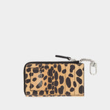 The Top Zip wallet - Marc Jacobs - Leather - Leopard