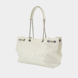 The Chain Sack Shoulder Bag - Marc Jacobs - Leather - White