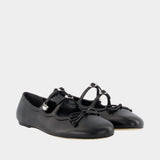 The Kiki Ballerinas - Marc Jacobs - Leather - Black